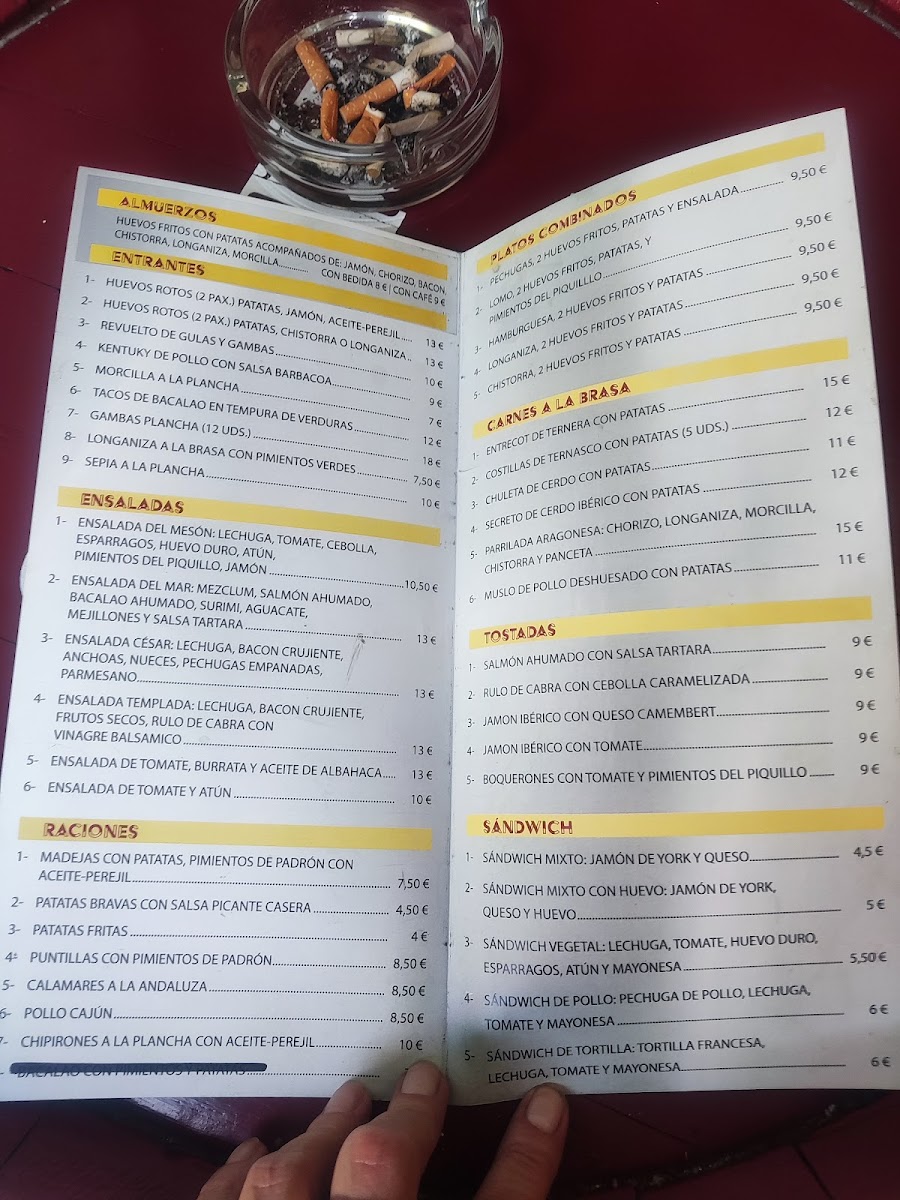 Mesón Borrajas Menu - Image 4